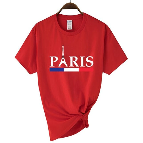 2023 Newest Women's Summer Paris Letters Print Y2k T shirt Ladies