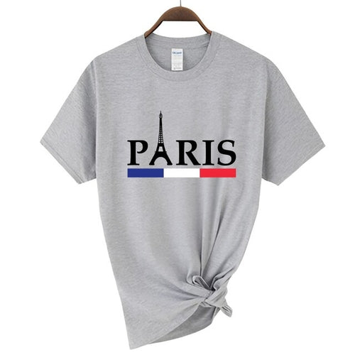 2023 Newest Women's Summer Paris Letters Print Y2k T shirt Ladies