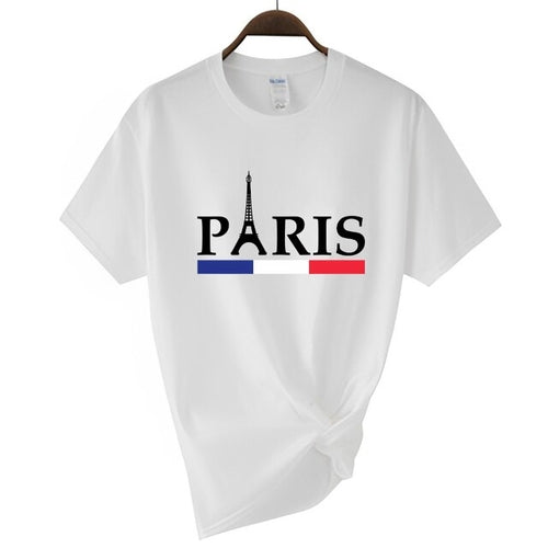 2023 Newest Women's Summer Paris Letters Print Y2k T shirt Ladies