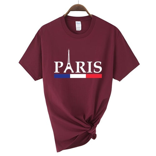 2023 Newest Women's Summer Paris Letters Print Y2k T shirt Ladies