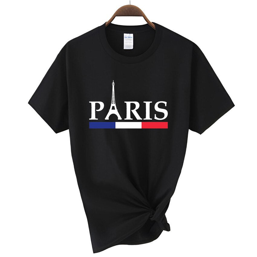 2023 Newest Women's Summer Paris Letters Print Y2k T shirt Ladies