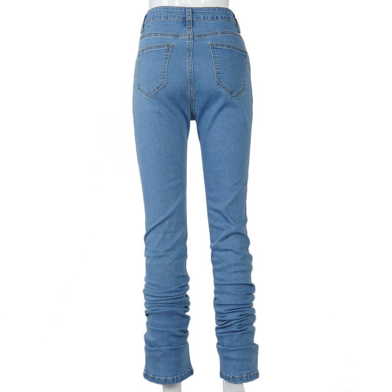 High Waist Slim Women Jeans Pants